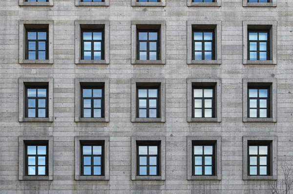 facade with windows