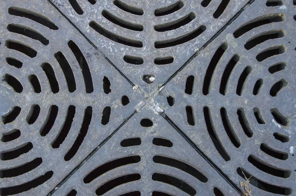 Fondo Con Parrilla Ventilación Metal Gris Subterráneo — Foto de Stock