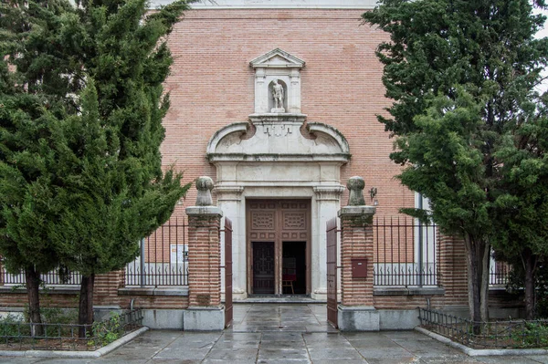 Ingresso Della Chiesa San Sebastian Martir Madrid Spagna — Foto Stock