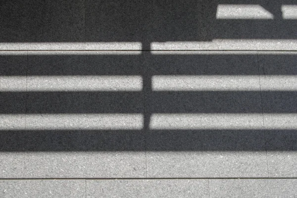 Горизонтальная Тень Каменной Стене Фасада Здания — стоковое фото