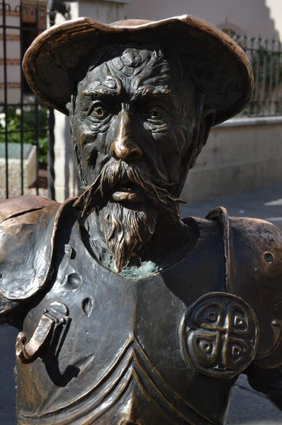 Busto de Don Quixote — Fotografia de Stock