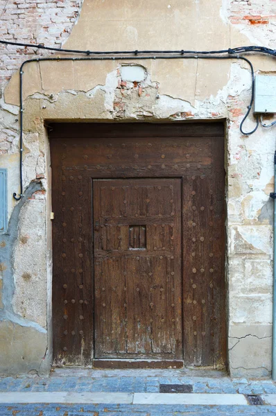 Vecchia porta in legno — Foto Stock