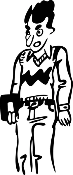 Öğretmen, elinde günlükle, sınıfa gider. O bir kazak ve bir gömlek giyiyor.