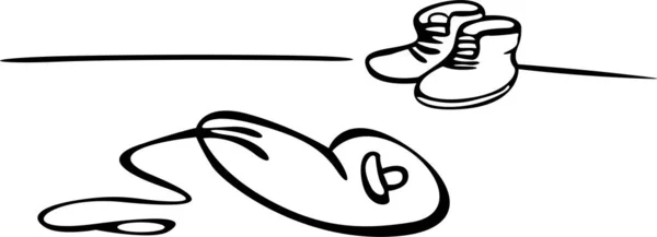 Okul koridorunda ayakkabılar ve ayakkabılar için bir çanta var. Öğrenci bırakmış.