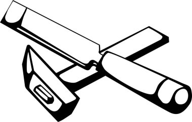 Çekiç ve keski oyma araçlarıdır.