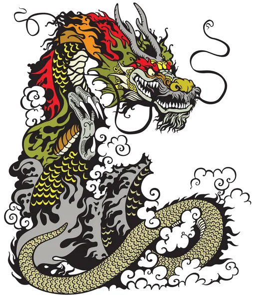 มังกรจีน — ภาพเวกเตอร์สต็อก