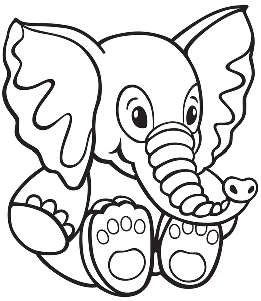 Elephant toy — Stock Vector