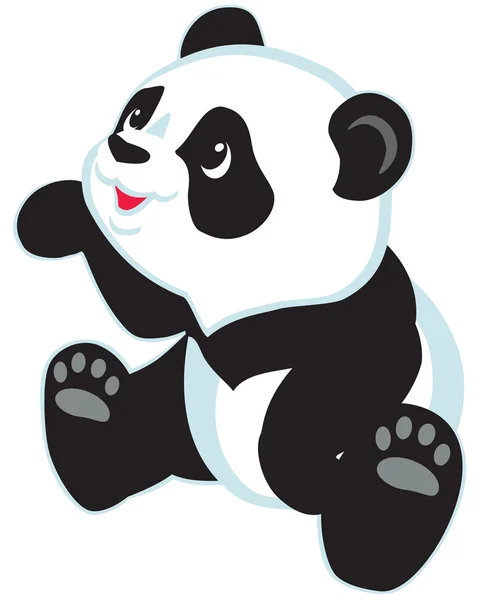 Panda dos desenhos animados — Vetor de Stock