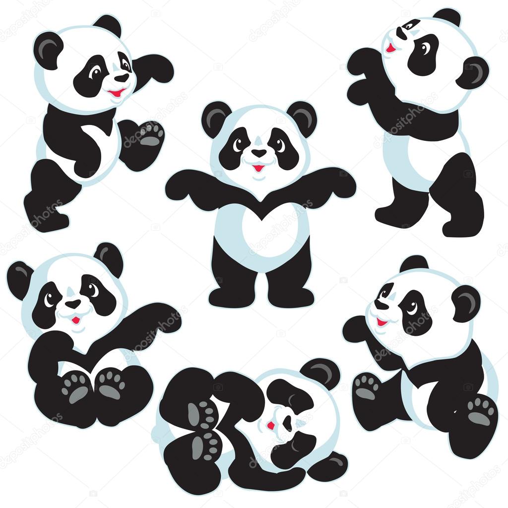 Panda joven imágenes de stock de arte vectorial | Depositphotos Panda joven imágenes de stock de arte vectorial | Depositphotos
