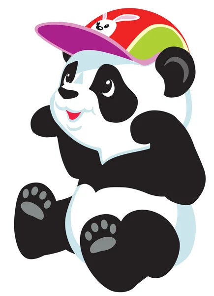 Cartoon panda — Stockvector