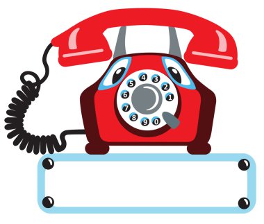 çizgi film sabit telefon