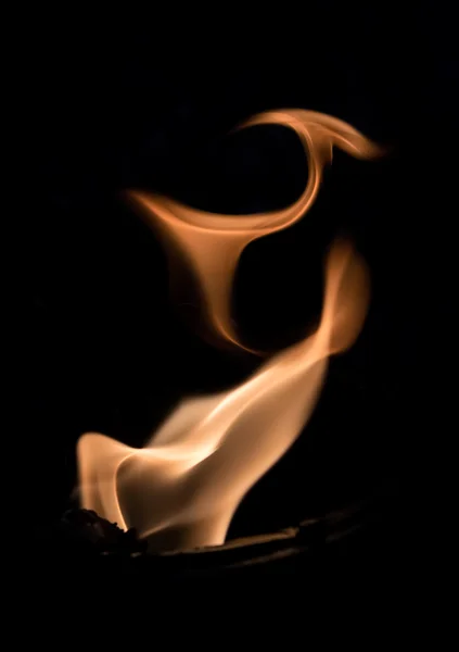 Yangın formları alevler — Stok fotoğraf