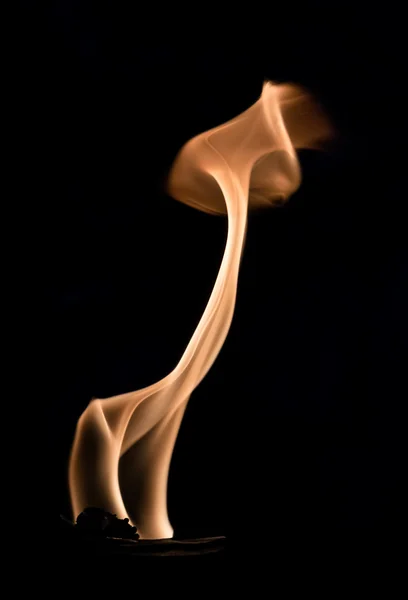 Пожежа полум'я форм — стокове фото