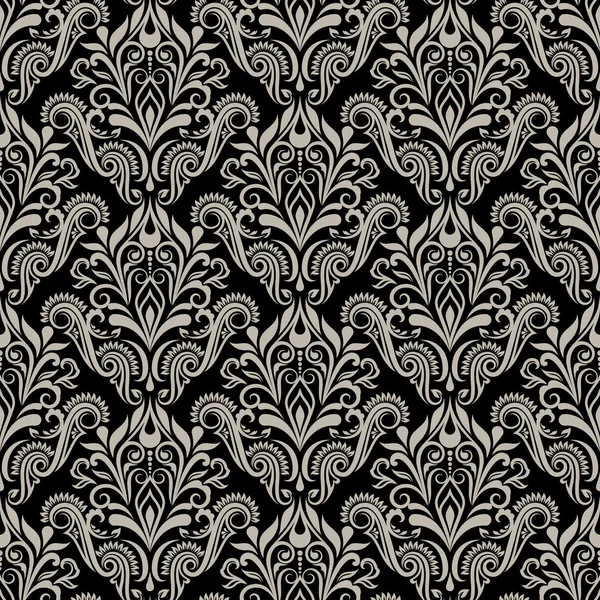 Modèle vectoriel de papier peint floral vintage sans couture . — Image vectorielle