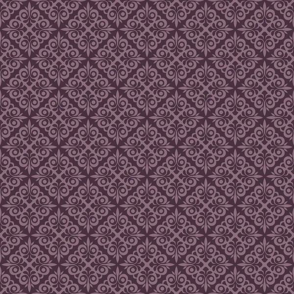 Inconsútil púrpura vintage vector fondo de pantalla patrón . — Vector de stock