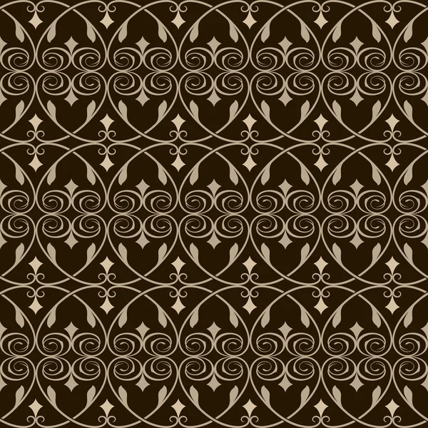 Patrón vectorial oriental ornamentado sin costura abstracto . — Archivo Imágenes Vectoriales