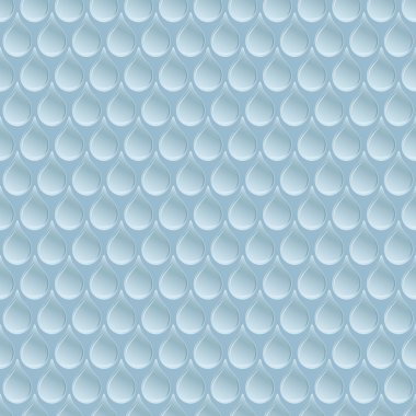 Kesintisiz mavi su damla normal d.