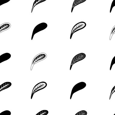 Basit geometrik el tüyleri deseni. Kusursuz tüy deseni