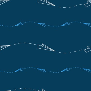 Uçak rotalarının yatay çizgileri, pürüzsüz desen, arka plan, vektör, uçsuz bucaksız doku duvar kağıdı, şablon dolguları, web sayfası, arka plan, tekstil için kullanılabilir.