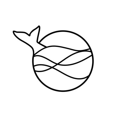 Yaz titreşimleri vektör çizimi. Lazer kesim... lazer kesim / yazdırma şablonu. Yaz logosu