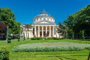 The Romanian Atheneum,Bucharest, Romania clipart