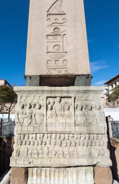 Obelisk av Theodosius, Istanbul, Tyrkia – stockfoto