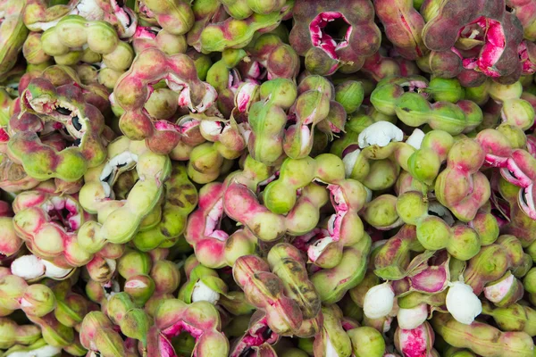Thai green bean background texture — Stock Photo, Image
