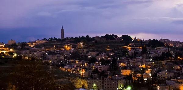 Jerusalem, Israel - nattvisning — Stockfoto