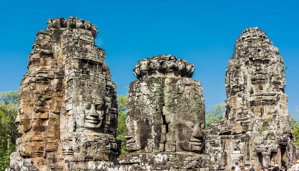 Bayon templo en siem cosechar, cambodia —  Fotos de Stock