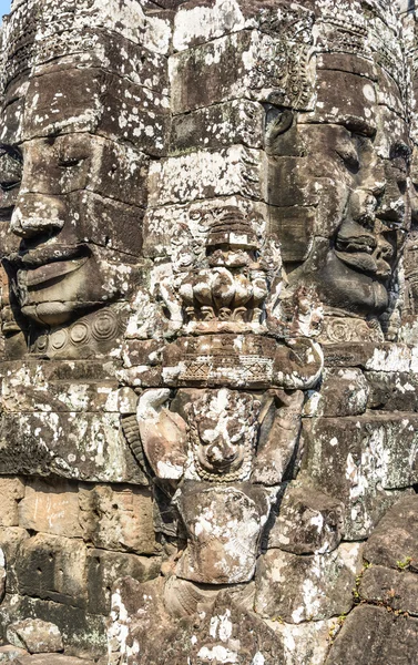 Bayon templo en siem cosechar, cambodia —  Fotos de Stock