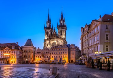 Church of Our Lady, Tyn, Prag-güneş doğmadan önce