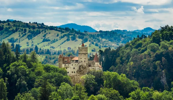 Castelo de Bran - Castelo do Conde Drácula, Roménia Fotos De Bancos De Imagens