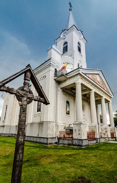 Ortodox church in Maramures, Romania — стоковое фото