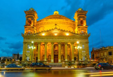 MOSTA kubbe geceleri - Malta