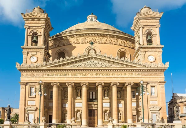 Mosta kopuła na Malcie — Zdjęcie stockowe