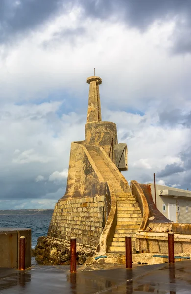 Old lighthouse in Malta — Stock Photo, Image