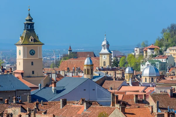 Brasov upper view-landmark — Stock Photo, Image