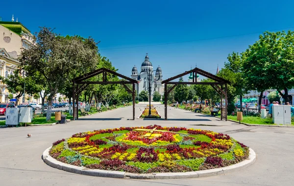 Міський центр Тиргу-Муреш — стокове фото