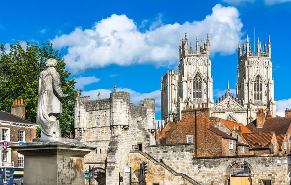 Uitzicht op de stad York — Stockfoto