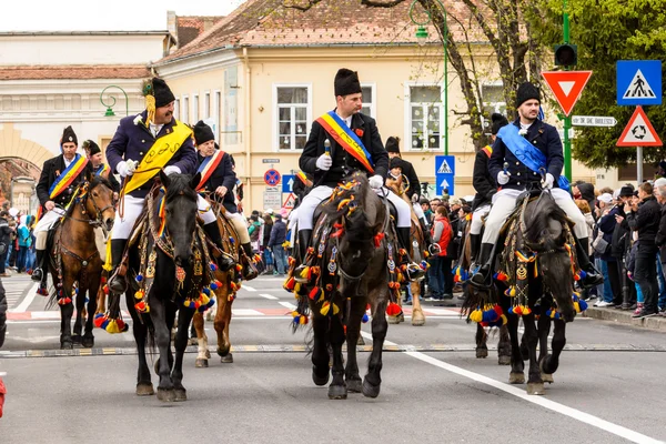 Desfile de Junii Brasovului, Brasov — Foto de Stock