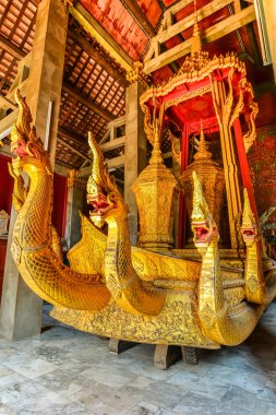 WAT Xieng tanga ayrıntılı olarak Luang Prabang, Laos, Asya