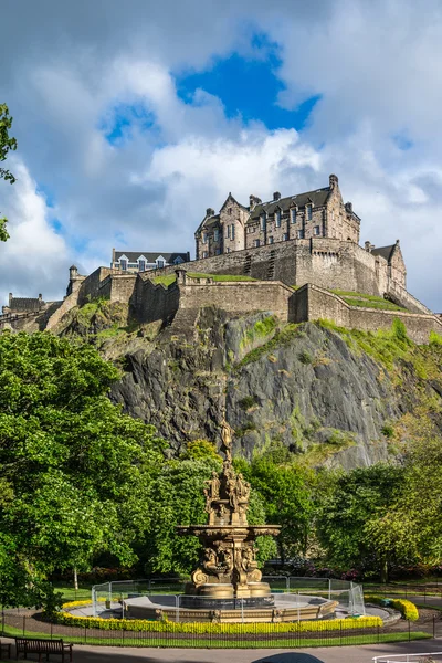 Edinburgh castle, Skottland — Stockfoto