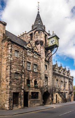 Canongate Toll Booth saat, Royal Mile Edinburgh, İskoçya