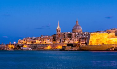 Valetta gece, Malta