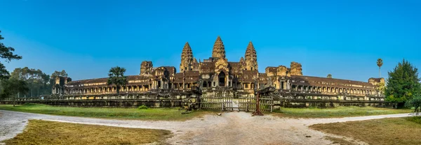 Angkor Wat, boeddhistische tempel complex in Cambodja — Stockfoto