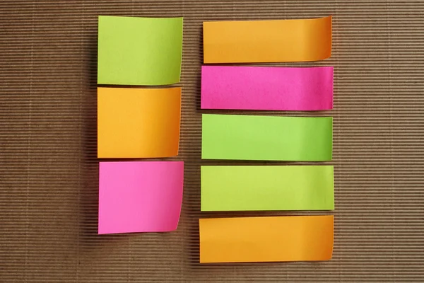 Set of colorful sticky notes — Stock Photo, Image