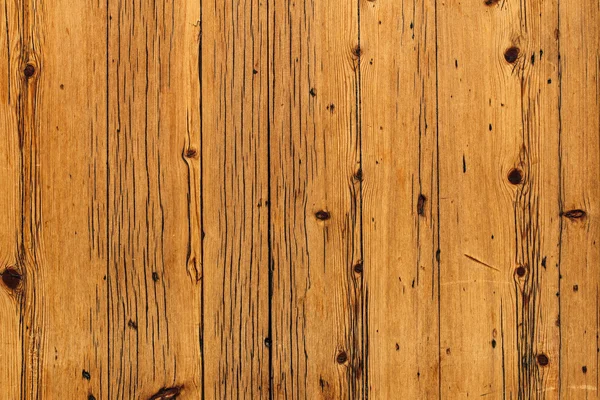 Brown wooden boards with knots background — Stock Photo, Image