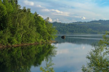 Dağ Gölü ile Manzara Manzarası