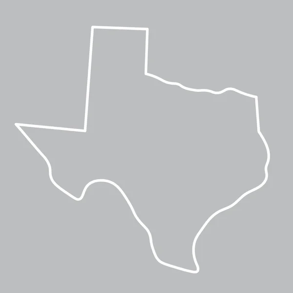 Mapa abstrato de Texas — Vetor de Stock