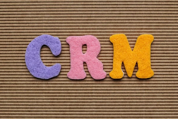 客户关系管理 （Crm) 的经营理念 — 图库照片